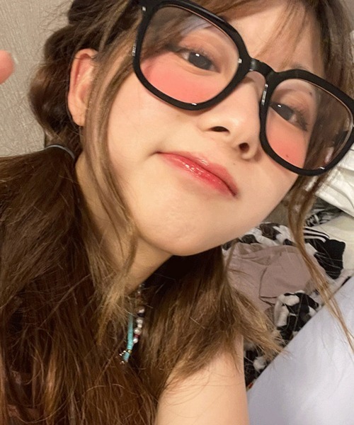 Miniministore(ミニミニストア)の「伊達メガネ すっぴんメイク眼鏡レディース(メガネ・レディース・ブラック/ホワイト・FREE)」の5枚目の写真