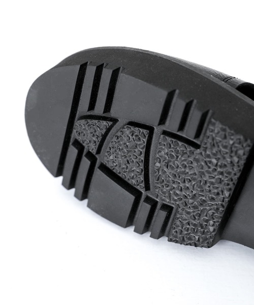 kOhAKU（コハク）の「『クロスベルトデザイン厚底サンダル』（サンダル・レディース・ブラック・L/M/LL）」の7枚目の写真