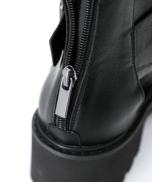 kOhAKU（コハク）の「『クロスベルトデザイン厚底サンダル』（サンダル・レディース・ブラック・L/M/LL）」の8枚目の写真