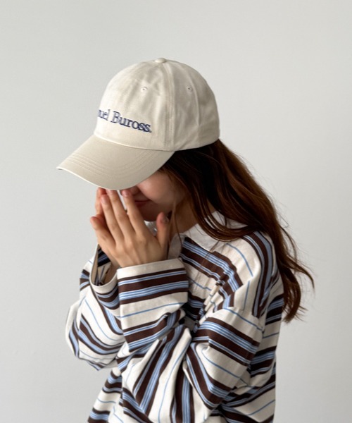 CANAL JEAN（キャナルジーン）の「Lakey Park　Samuel BurossロゴCAP（キャップ・レディース・クリーム・ONE SIZE）」の7枚目の写真