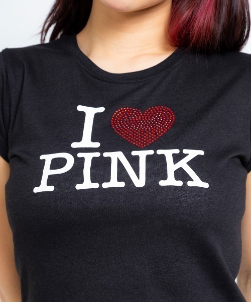 tシャツ atmos pink I LOVE PINK T-shirt / アトモス ピンク アイ ラブ ピンク ティシャツ レディース atmos pink I LOVE PINK T-shirt / アトモス ピンク アイ ラブ