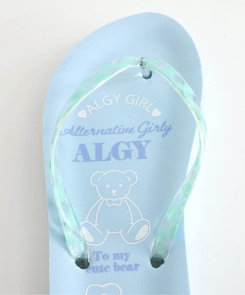 algy(アルジー)の「ALGY ロゴサンダル(サンダル・キッズ・ラベンダー/サックスブルー・18/20/22/24)」の6枚目の写真