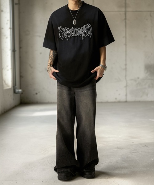 mushwear(マッシュウェア)の「ヴィンテージロゴ オーバーT(Tシャツ/カットソー・メンズ・ホワイト/ブラック・MEDIUM/X-LARGE/LARGE/XX-LARGE)」の14枚目の写真