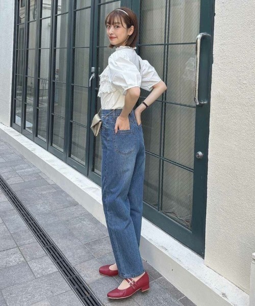 F i.n.t（フィント）の「ビスチェ風コットンレース使いブラウス/fint（シャツ/ブラウス・レディース・オフホワイト/ライトベージュ・FREE）」の13枚目の写真