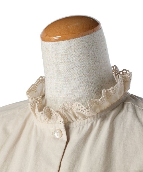 F i.n.t（フィント）の「ビスチェ風コットンレース使いブラウス/fint（シャツ/ブラウス・レディース・オフホワイト/ライトベージュ・FREE）」の20枚目の写真