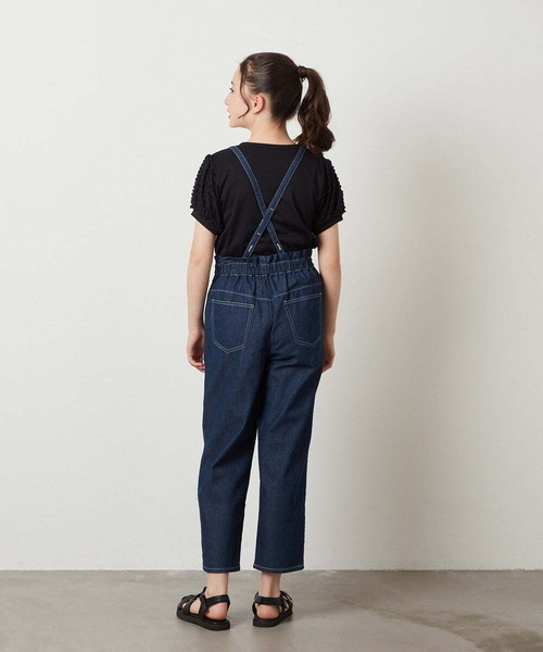 a.v.v（アーヴェヴェ）の「[140-150]サスペンダー付きテーパードパンツ（その他パンツ・キッズ・ブルー/ベージュ/ブラック・140/150）」の21枚目の写真