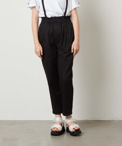 a.v.v（アーヴェヴェ）の「[140-150]サスペンダー付きテーパードパンツ（その他パンツ・キッズ・ブルー/ベージュ/ブラック・140/150）」の20枚目の写真