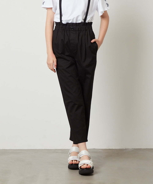 a.v.v（アーヴェヴェ）の「[140-150]サスペンダー付きテーパードパンツ（その他パンツ・キッズ・ブルー/ベージュ/ブラック・140/150）」の19枚目の写真