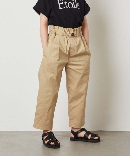 a.v.v（アーヴェヴェ）の「[140-150]サスペンダー付きテーパードパンツ（その他パンツ・キッズ・ブルー/ベージュ/ブラック・140/150）」の11枚目の写真