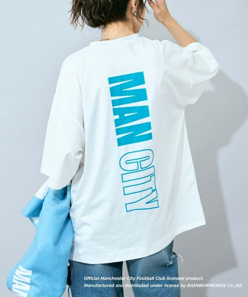 CIAOPANIC TYPY（チャオパニックティピー）の「【WEB限定】【マンチェスター・シティー別注】水陸両用Tee（ラッシュガード・メンズ・ブルー/ネイビー/ホワイト・LARGE/MEDIUM）」の10枚目の写真