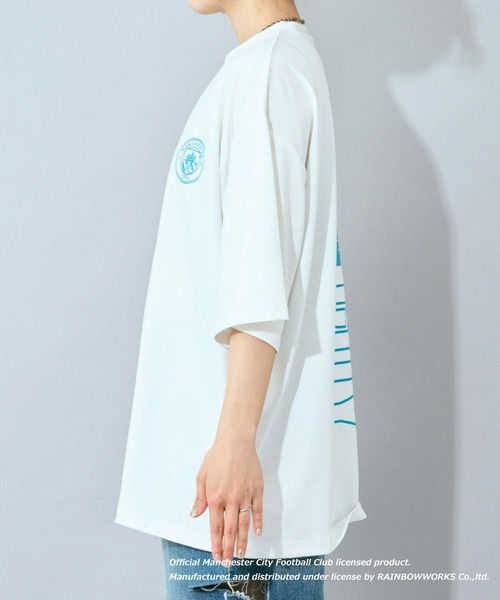 CIAOPANIC TYPY（チャオパニックティピー）の「【WEB限定】【マンチェスター・シティー別注】水陸両用Tee（ラッシュガード・メンズ・ブルー/ネイビー/ホワイト・LARGE/MEDIUM）」の22枚目の写真