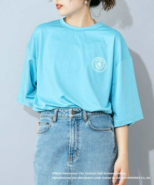 CIAOPANIC TYPY（チャオパニックティピー）の「【WEB限定】【マンチェスター・シティー別注】水陸両用Tee（ラッシュガード・メンズ・ブルー/ネイビー/ホワイト・LARGE/MEDIUM）」の15枚目の写真