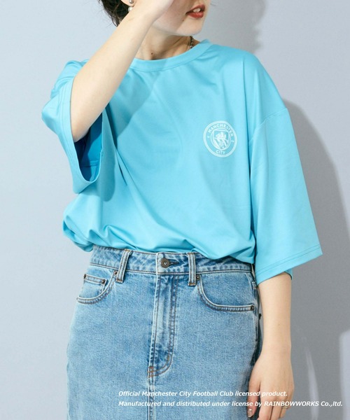 CIAOPANIC TYPY（チャオパニックティピー）の「【WEB限定】【マンチェスター・シティー別注】水陸両用Tee（ラッシュガード・メンズ・ブルー/ネイビー/ホワイト・LARGE/MEDIUM）」の16枚目の写真