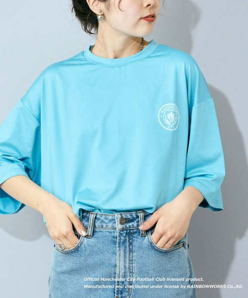 CIAOPANIC TYPY（チャオパニックティピー）の「【WEB限定】【マンチェスター・シティー別注】水陸両用Tee（ラッシュガード・メンズ・ブルー/ネイビー/ホワイト・LARGE/MEDIUM）」の17枚目の写真