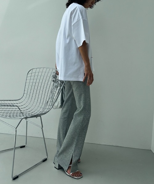 y/m（イム）の「YOU AND ME Tシャツ（Tシャツ/カットソー・レディース・ブラック/レッド/オフホワイト・FREE）」の19枚目の写真