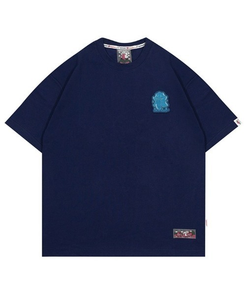 GRAF&WU（グラフアンドユー）の「A'GEM/9 × .kom 『GRAF&WU/グラフアンドユー』ワンポイントゴースト半袖カットソー（Tシャツ/カットソー・レディース・B/ホワイト/ブラック/ピンク/ネイビー・XL/L）」の3枚目の写真