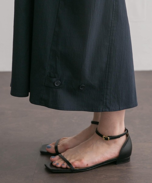 KBF(ケイビーエフ)の「サイドポケットコクーンワンピース(ワンピース・レディース・ネイビー/イエロー/アイボリー・38/36)」の13枚目の写真