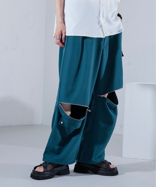 NOANOA パンツ 2WAYジップデザインパンツ（その他パンツ）｜Ellno Loset