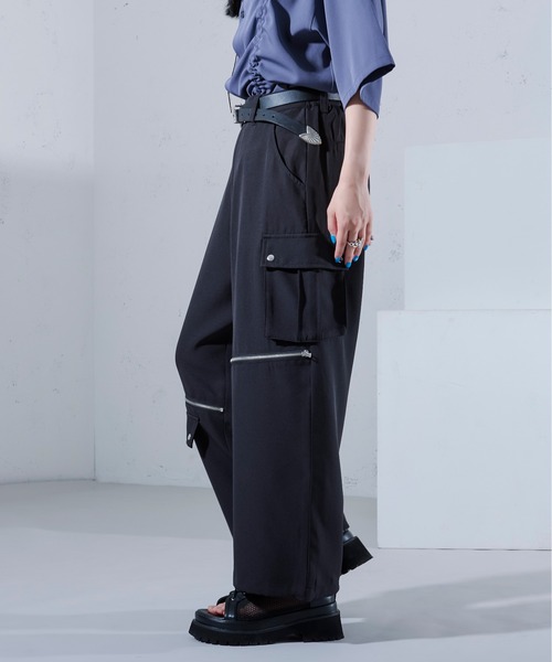 Ellno Loset（エルノロゼット）の「2WAYジップデザインパンツ（その他パンツ・メンズ・ブルーグリーン/ブラック・SMALL/MEDIUM/LARGE/X-SMALL）」の6枚目の写真