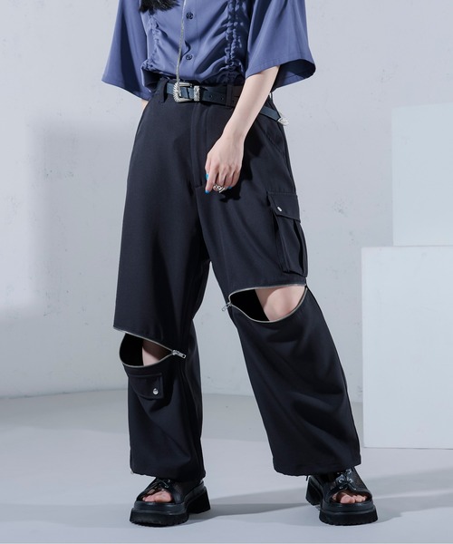 2WAYジップデザインパンツ（その他パンツ）｜Ellno Loset（エルノ