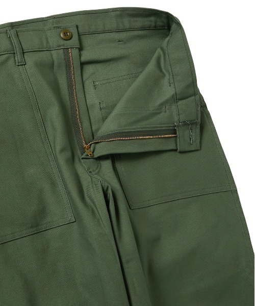 GUNG HO（ガンホー）の「【GUNG HO USA  ガンホー】ORIGINAL FUTIGUE 4POCKET PANT MADE IN USA L-30　ファティーグパンツ（チノパンツ・メンズ・オリーブ/ブラック・32inch/34inch/36inch/30 inch）」の8枚目の写真