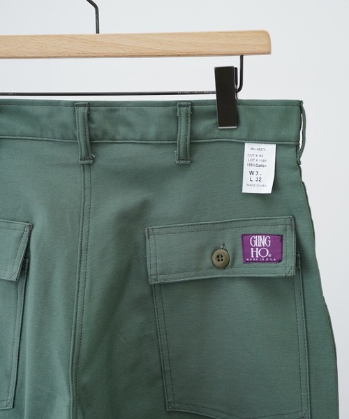 セール】【GUNG HO USA ガンホー】ORIGINAL FUTIGUE 4POCKET PANT MADE