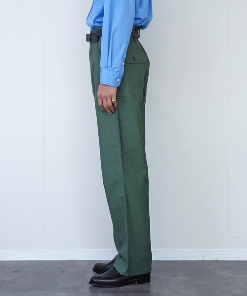 GUNG HO（ガンホー）の「【GUNG HO USA  ガンホー】ORIGINAL FUTIGUE 4POCKET PANT MADE IN USA L-30　ファティーグパンツ（チノパンツ・メンズ・オリーブ/ブラック・32inch/34inch/36inch/30 inch）」の14枚目の写真