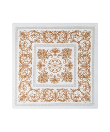 Julia Boutique | 90×90cmサイズ・ヴィンテージ風サテン生地スカーフ/100018(バンダナ/スカーフ)