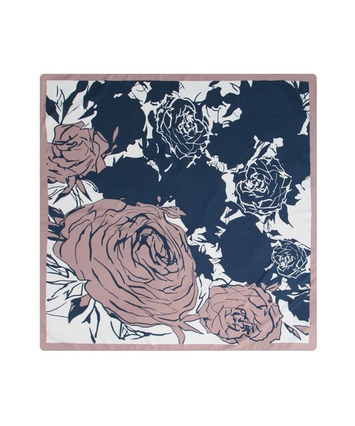 Julia Boutique（ジュリアブティック）の「90×90cmサイズ・ヴィンテージ風サテン生地スカーフ/100018（バンダナ/スカーフ・レディース・R/A/F/E/D/C/B/Q/P/O/N/M/L/K/J/I/H/G/T/S・ONE）」の20枚目の写真