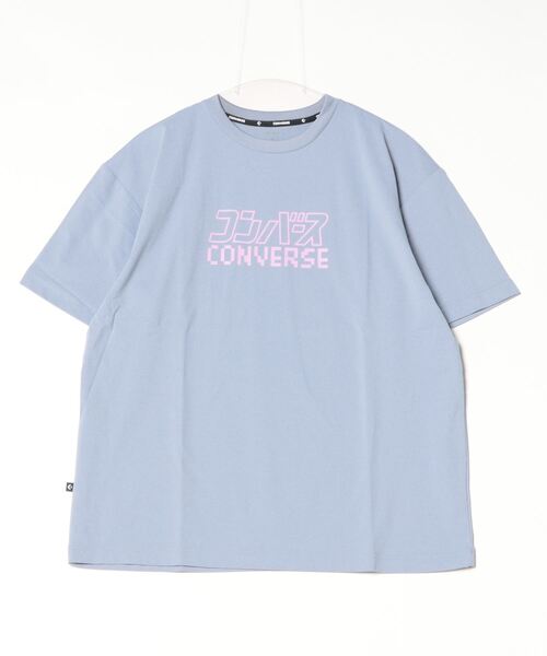 CONVERSE(コンバース)の「コンバース CV バックプリント カナロゴ TEE(Tシャツ/カットソー・レディース・ブラック/ホワイト/ネイビー・L/M/S)」の3枚目の写真