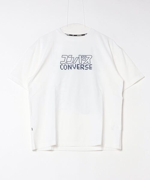 CONVERSE(コンバース)の「コンバース CV バックプリント カナロゴ TEE(Tシャツ/カットソー・レディース・ブラック/ホワイト/ネイビー・L/M/S)」の2枚目の写真