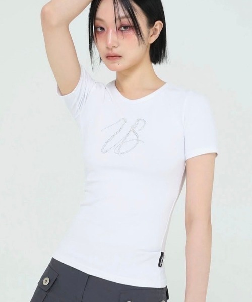 UGLY SHADOW☆US BEADS T-SHIRT UGLY SHADOW（アグリーシャドウ）の「【Uglyshadow】US BEADS T