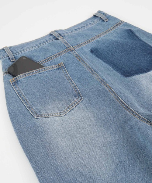 titivate(ティティベイト)の「ポケット加工ストレートデニムパンツ(デニムパンツ・レディース・グレー/ブルー・M/S)」の20枚目の写真