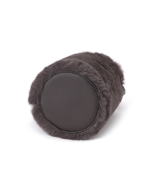 VIS（ビス）の「【2WAY】ふわふわエコファーショルダーバッグ（ショルダーバッグ・レディース・グレー系その他/オフホワイト・FREE）」の11枚目の写真