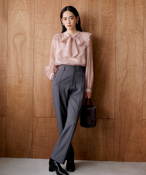 VIS（ビス）の「【2WAY】ふわふわエコファーショルダーバッグ（ショルダーバッグ・レディース・グレー系その他/オフホワイト・FREE）」の22枚目の写真