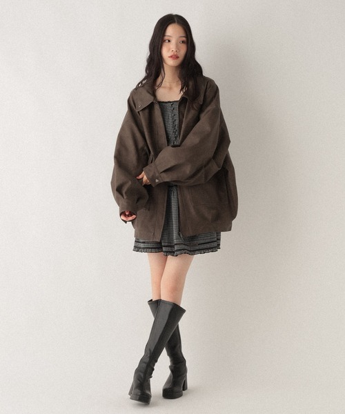 スクエアストレッチロングブーツ 138307（ブーツ）｜Heather（ヘザー