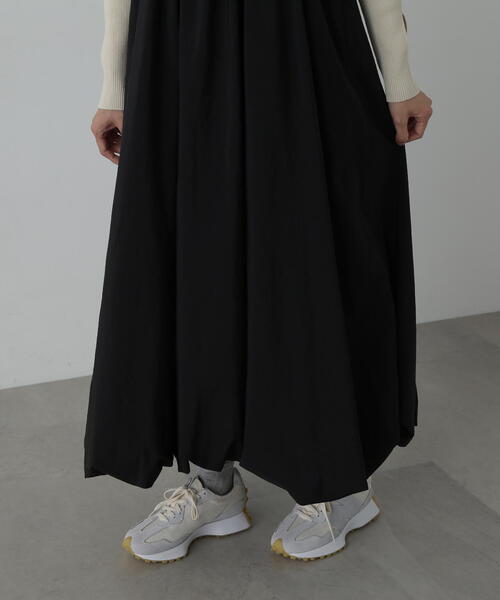 N.（N. Natural Beauty Basic）（エヌエヌナチュラルビューティーベーシック）の「◆バルーンキャミワンピース（ワンピース・レディース・ベージュ/ブラック・MEDIUM）」の18枚目の写真