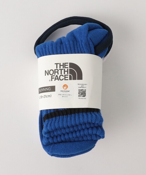 THE NORTH FACE（ザノースフェイス）の「＜THE NORTH FACE＞フリーラン 2P クルーソックス / 靴下 / キッズ  16cm-21cm（ソックス/靴下・キッズ・ブラック/コバルトブルー・19-21cm/16-18cm）」の7枚目の写真