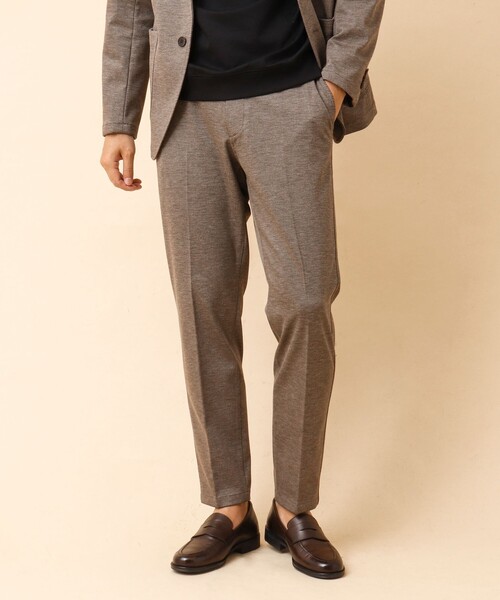 NOLLEY’S（ノーリーズ）の「《セットアップ/ビジカジ対応》リンクルフリー ストレッチジャージ イージーパンツ（その他パンツ・メンズ・ネイビー/ブラウン/ブルー/グレー・S/M/L/XL）」の3枚目の写真