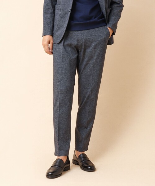 NOLLEY’S（ノーリーズ）の「《セットアップ/ビジカジ対応》リンクルフリー ストレッチジャージ イージーパンツ（その他パンツ・メンズ・ネイビー/ブラウン/ブルー/グレー・S/M/L/XL）」の8枚目の写真