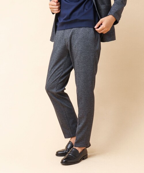 NOLLEY’S（ノーリーズ）の「《セットアップ/ビジカジ対応》リンクルフリー ストレッチジャージ イージーパンツ（その他パンツ・メンズ・ネイビー/ブラウン/ブルー/グレー・S/M/L/XL）」の10枚目の写真