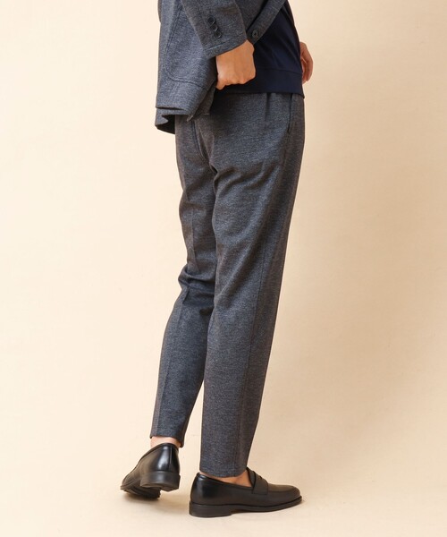 NOLLEY’S（ノーリーズ）の「《セットアップ/ビジカジ対応》リンクルフリー ストレッチジャージ イージーパンツ（その他パンツ・メンズ・ネイビー/ブラウン/ブルー/グレー・S/M/L/XL）」の14枚目の写真