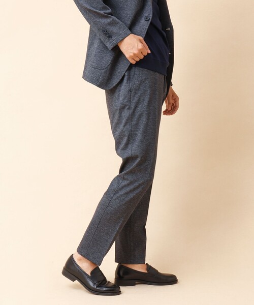 NOLLEY’S（ノーリーズ）の「《セットアップ/ビジカジ対応》リンクルフリー ストレッチジャージ イージーパンツ（その他パンツ・メンズ・ネイビー/ブラウン/ブルー/グレー・S/M/L/XL）」の15枚目の写真