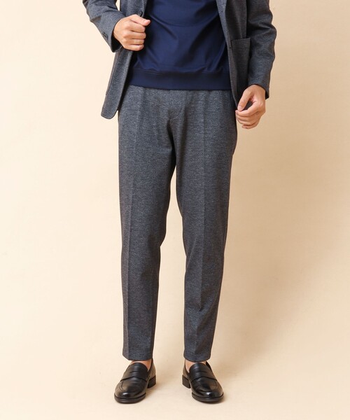NOLLEY’S（ノーリーズ）の「《セットアップ/ビジカジ対応》リンクルフリー ストレッチジャージ イージーパンツ（その他パンツ・メンズ・ネイビー/ブラウン/ブルー/グレー・S/M/L/XL）」の16枚目の写真