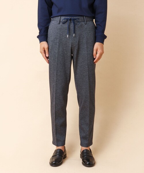 NOLLEY’S（ノーリーズ）の「《セットアップ/ビジカジ対応》リンクルフリー ストレッチジャージ イージーパンツ（その他パンツ・メンズ・ネイビー/ブラウン/ブルー/グレー・S/M/L/XL）」の17枚目の写真