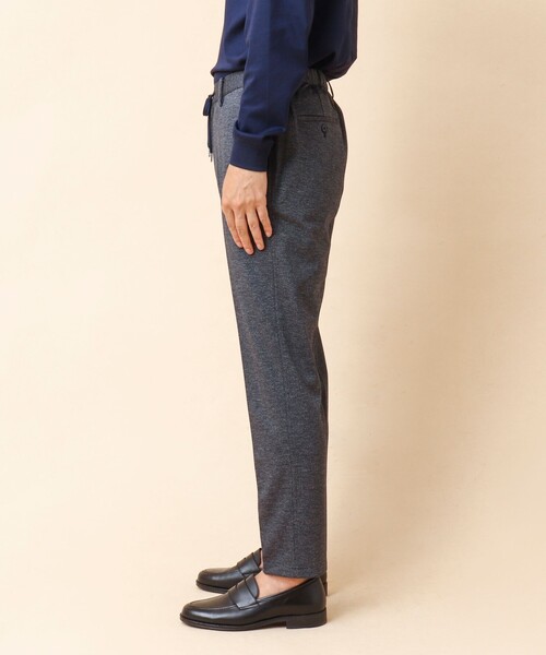 NOLLEY’S（ノーリーズ）の「《セットアップ/ビジカジ対応》リンクルフリー ストレッチジャージ イージーパンツ（その他パンツ・メンズ・ネイビー/ブラウン/ブルー/グレー・S/M/L/XL）」の18枚目の写真