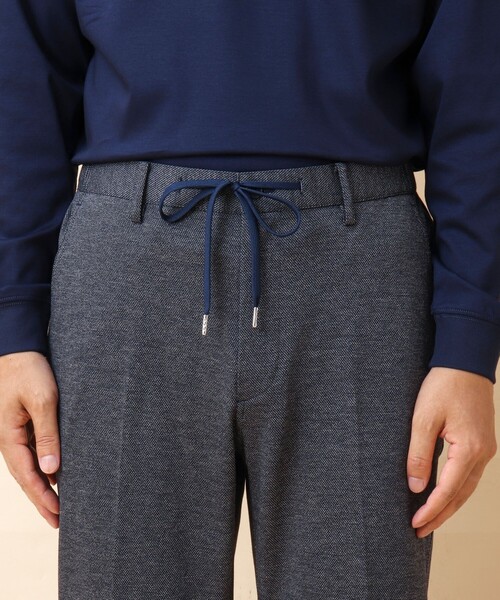 NOLLEY’S（ノーリーズ）の「《セットアップ/ビジカジ対応》リンクルフリー ストレッチジャージ イージーパンツ（その他パンツ・メンズ・ネイビー/ブラウン/ブルー/グレー・S/M/L/XL）」の20枚目の写真