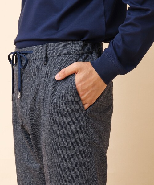 NOLLEY’S（ノーリーズ）の「《セットアップ/ビジカジ対応》リンクルフリー ストレッチジャージ イージーパンツ（その他パンツ・メンズ・ネイビー/ブラウン/ブルー/グレー・S/M/L/XL）」の21枚目の写真