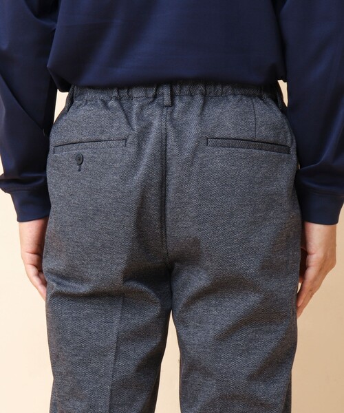 NOLLEY’S（ノーリーズ）の「《セットアップ/ビジカジ対応》リンクルフリー ストレッチジャージ イージーパンツ（その他パンツ・メンズ・ネイビー/ブラウン/ブルー/グレー・S/M/L/XL）」の22枚目の写真