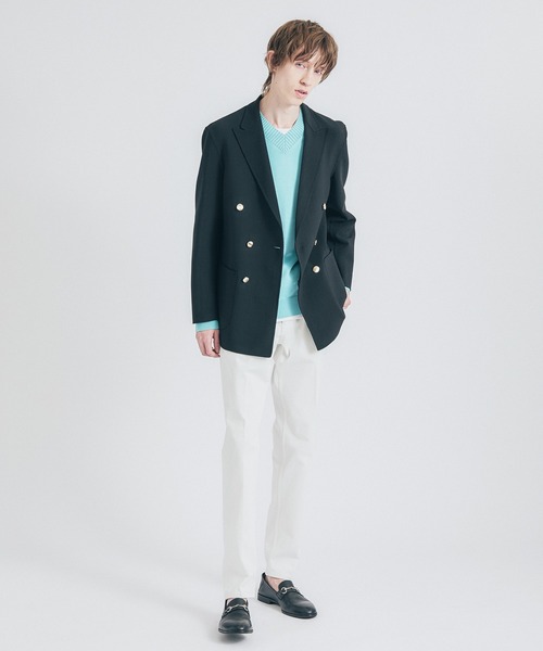 Scott and Charters カシミアVネックニット scotts-charter-vest-Navy.jpg